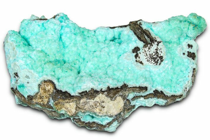Sparkling Blue-Green Aurichalcite and Smithsonite - Utah #361333